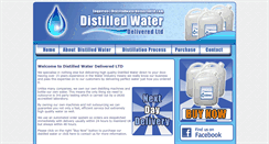 Desktop Screenshot of distilledwaterdelivered.com